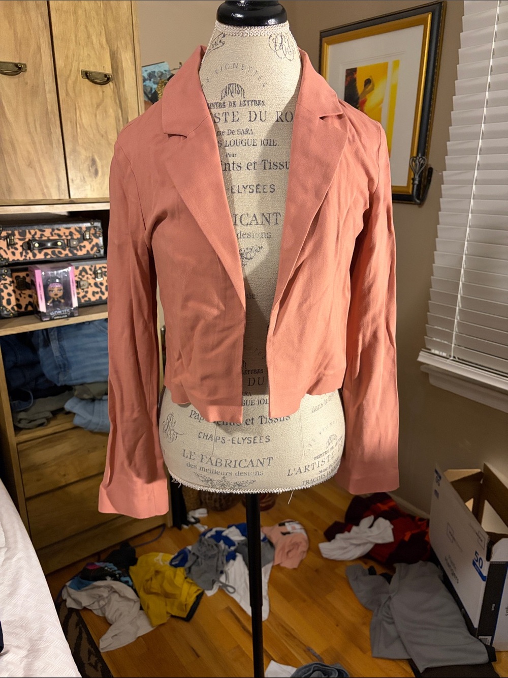 Melrose & Market Orange Blazer Jacket - XS